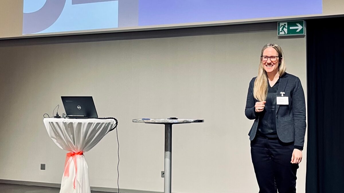 Claudi Komminoth an der Regionalversammlung Swissmem